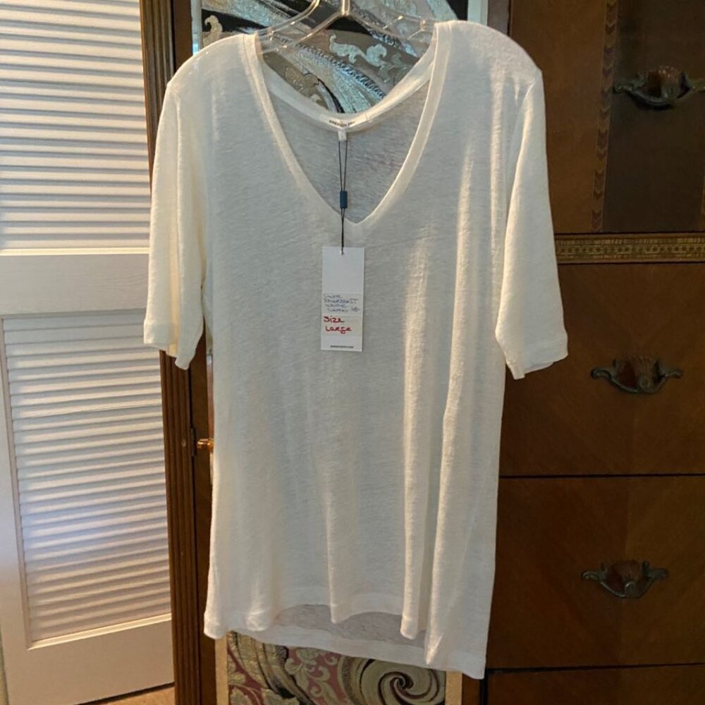 NWT Emerson Fry Sustainable Soft Linen Long Shirt - L